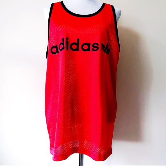adidas Other - 🆕 Adidas BR8 Mesh Jersey Tank Top Shirt Red Large